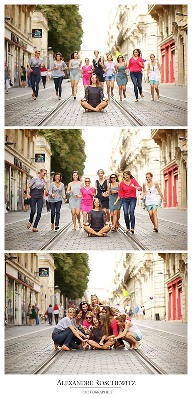 Les photos de l'EVJF d'Annabel à Bordeaux, avec 10 amies ! Photographe Enterrement de Vie de Jeune Fille. Alexandre Roschewitz Photographies