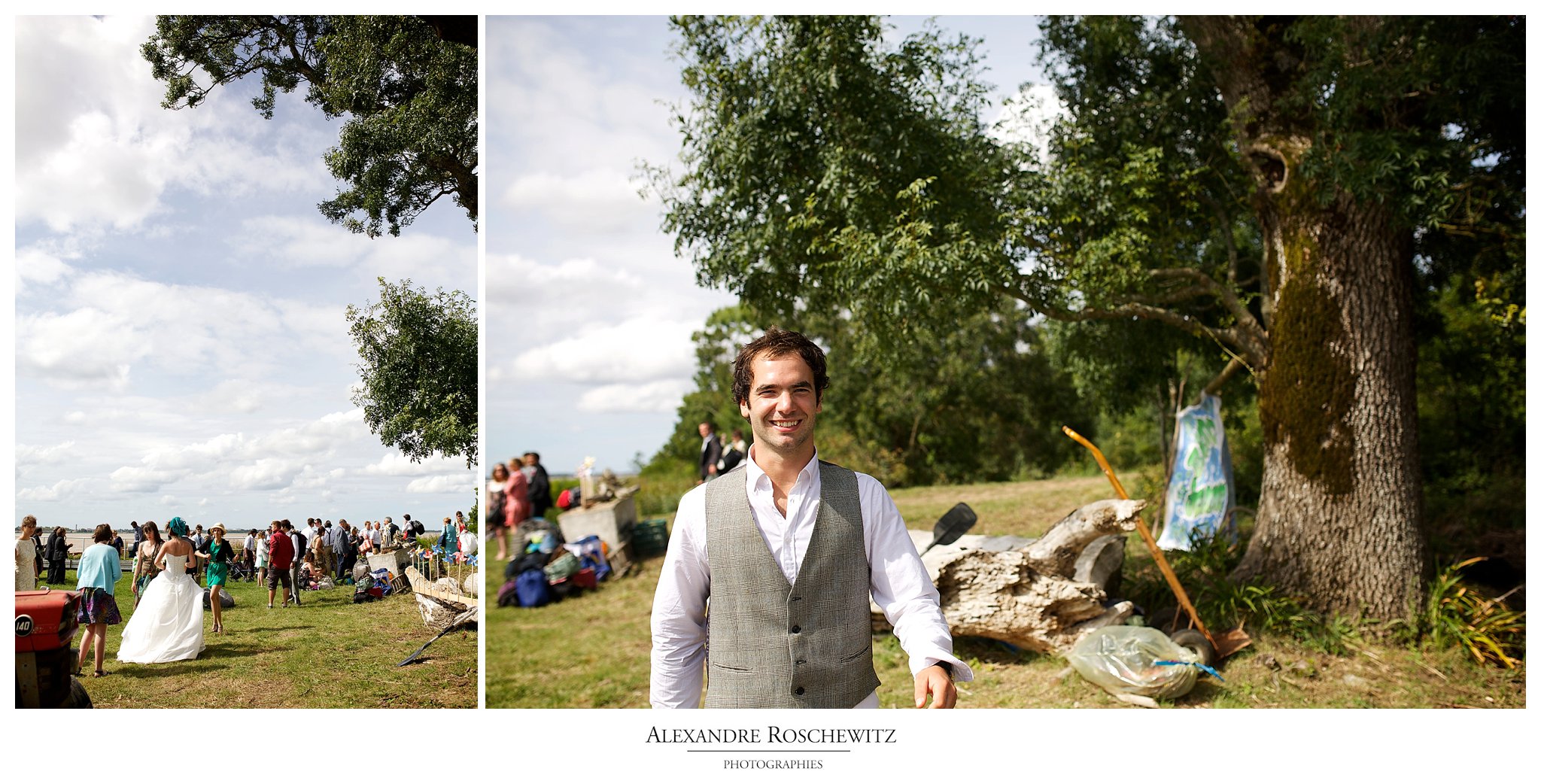 Les photos d'un mariage magique à Pauillac et sur l'île de Patiras avec Madeleine et Simon. Alexandre Roschewitz Photographies.