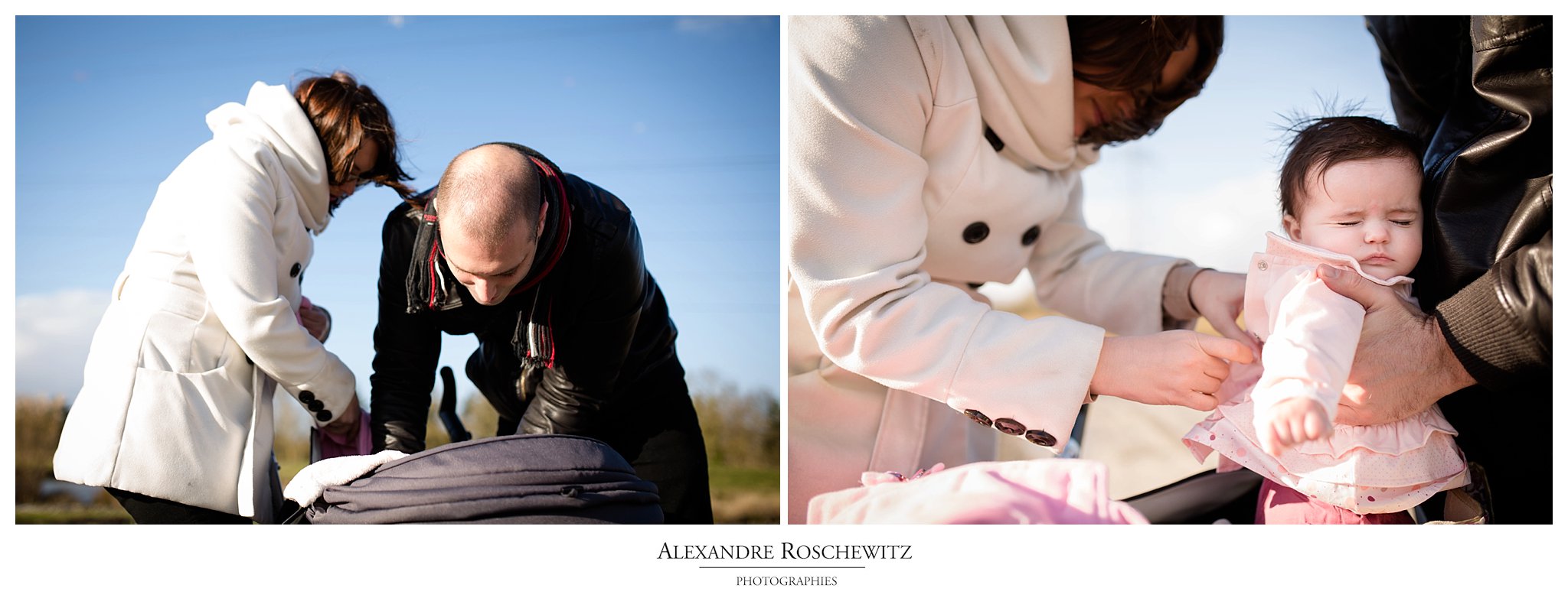 La séance famille de Sandy, Gabriel et Tess au Parc Floral de Bordeaux, pour finir aux quais. Alexandre Roschewitz Photographies.