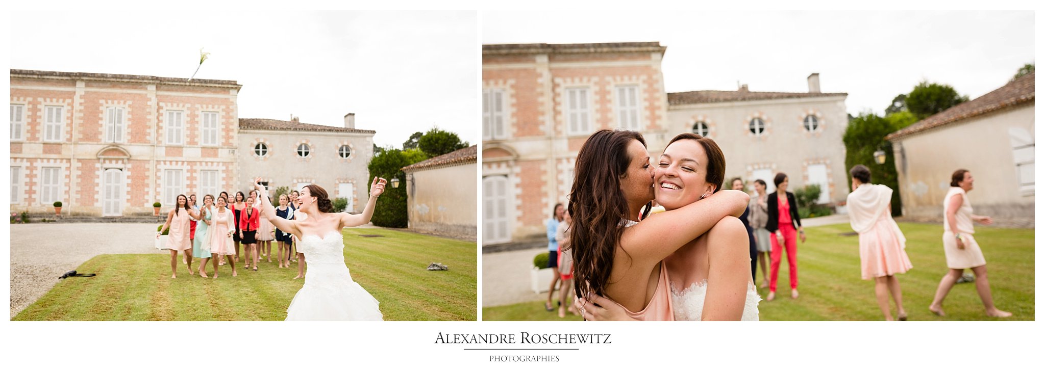 Les photos du mariage de Maud et Anthony à Mérignac, puis au Château Cujac à Saint-Aubin de Médoc. Alexandre Roschewitz Photographies