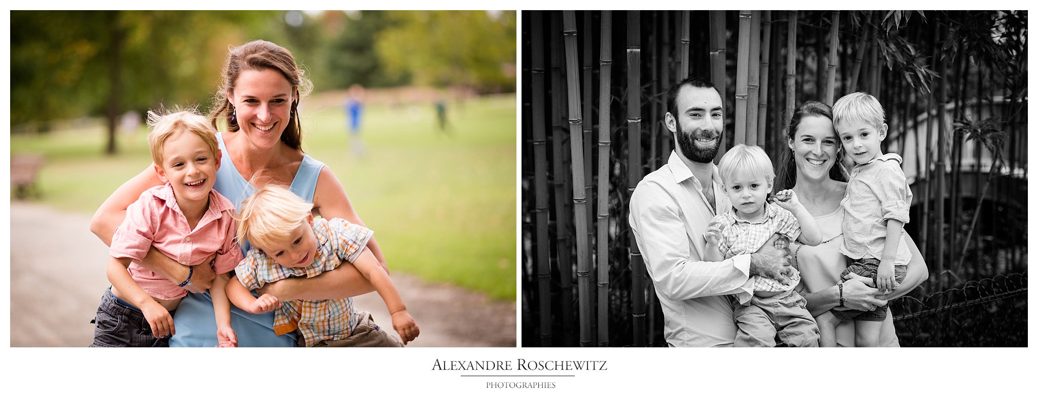 La séance engagement et famille de Nathalie et Nicolas au Parc Bordelais. Alexandre Roschewitz Photographies.