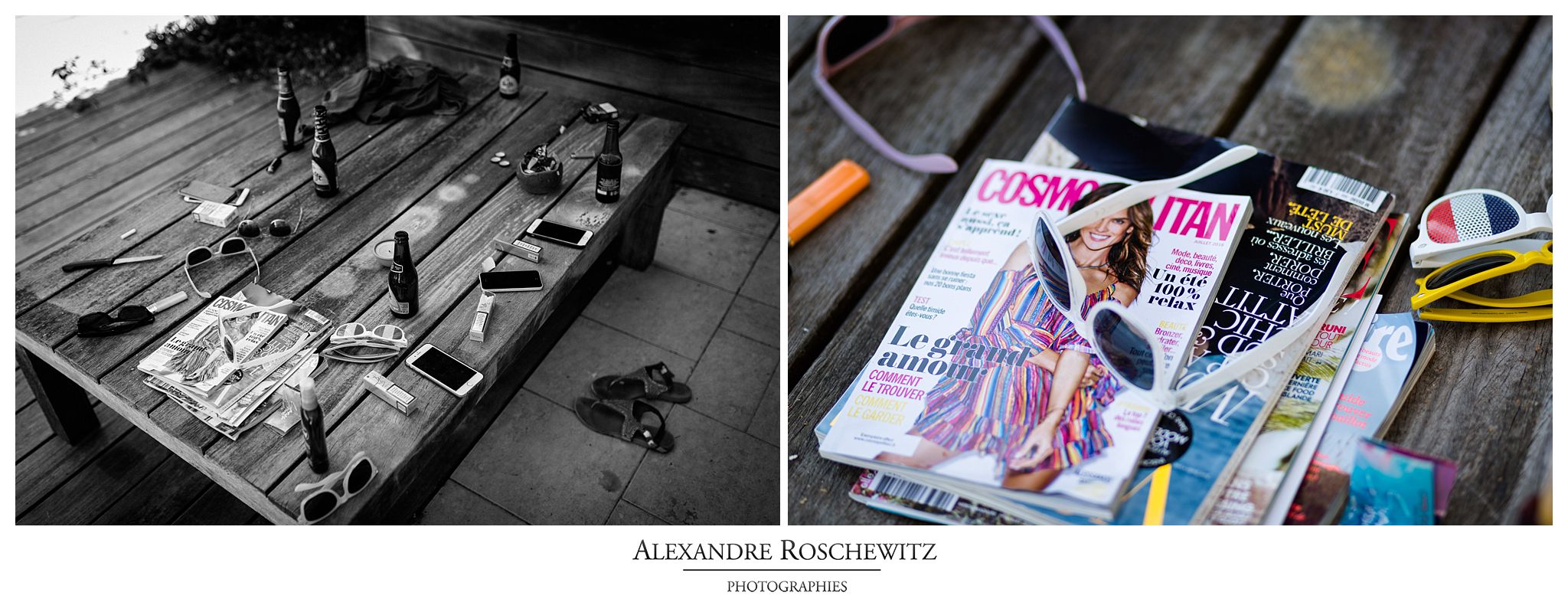 Les photos de l'EVJF de Capucine, au bord de la piscine d'une belle villa de Lastresne. Alexandre Roschewitz Photographies.