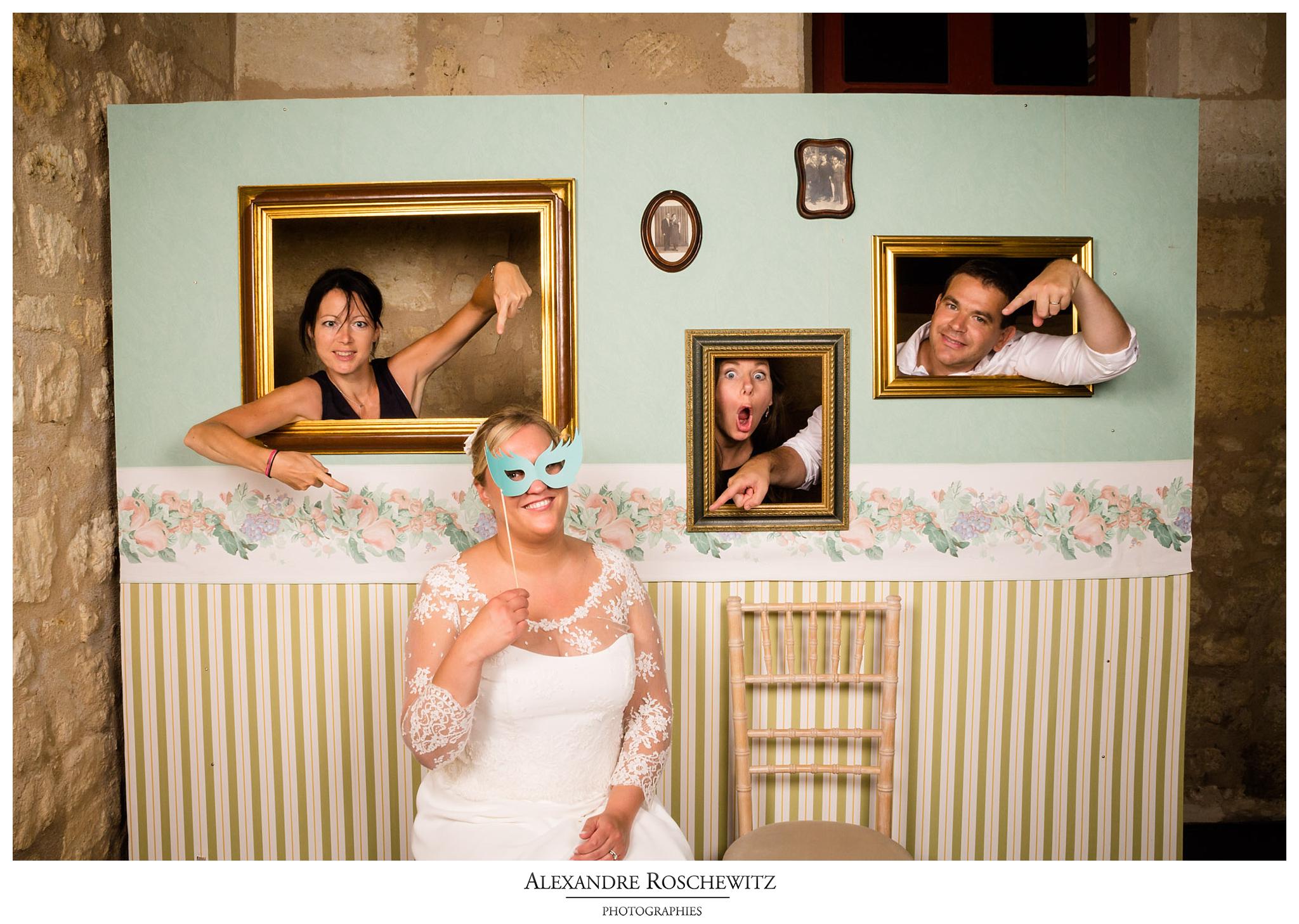 Le photobooth du mariage de M+T à Saint-Emilion et au Château Giscours à Labarde. Alexandre Roschewitz Photographies