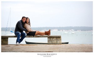 Séance engagement au Cap Ferret avec Barbara et Frédéric, avant leur mariage - Alexandre Roschewitz Photographies - Photographe mariage Bordeaux Gironde