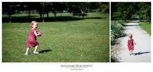 Photo de famille au Parc Bordelais de Bordeaux - Inès, Louison et ses parents - Alexandre Roschewitz Photographies