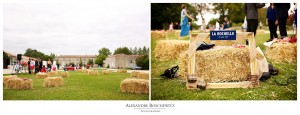 Photos de mariage à La Rochelle, avec Caroline et Charles en chefs de gare ! Cocktail et soirée à l'Abbaye de la Grâce Dieu. Alexandre Roschewitz Photographies.