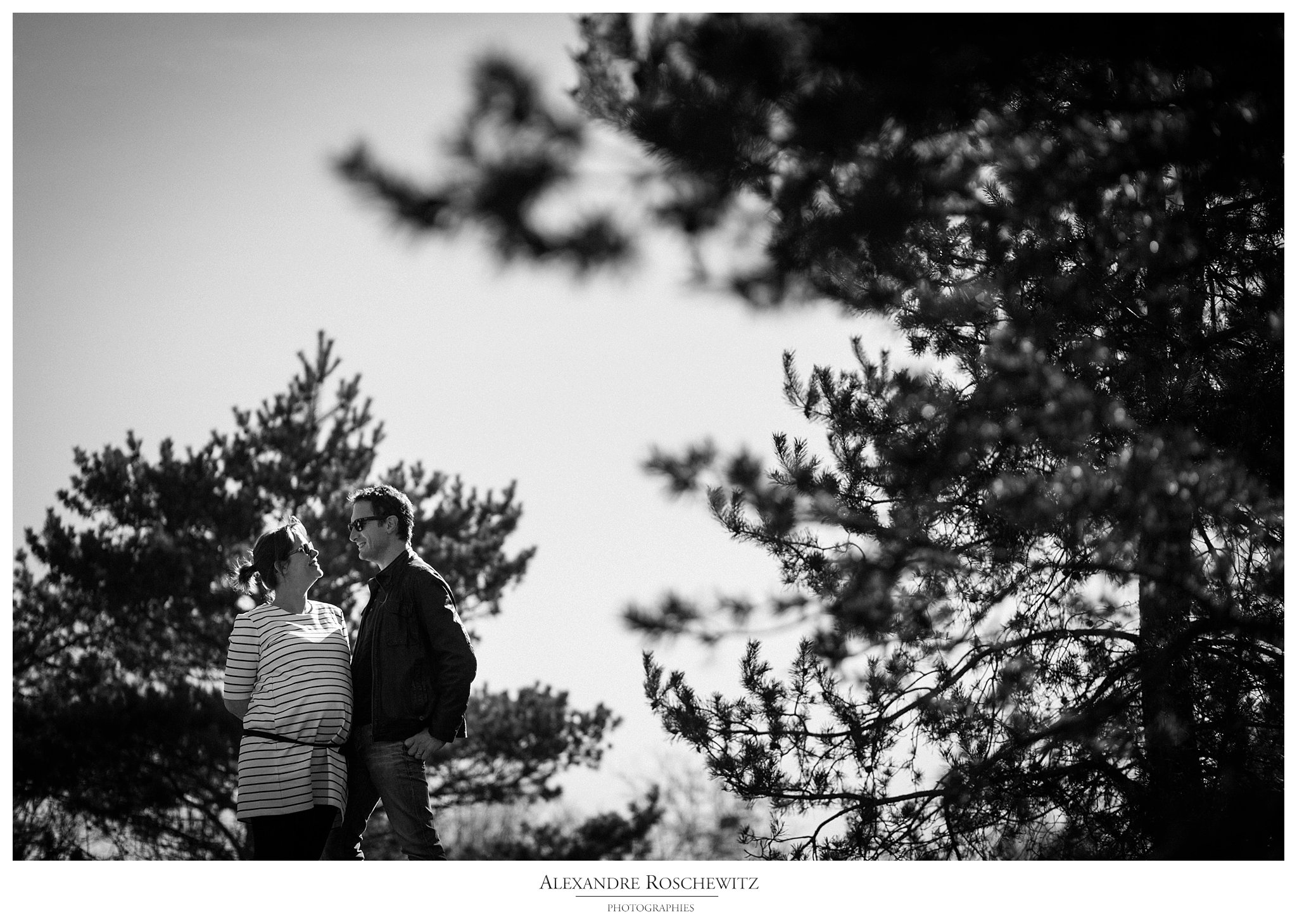 Photographe grossesse au parc floral de Bordeaux – Caroline + Vincent