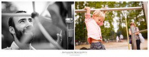 La séance engagement et famille de Nathalie et Nicolas au Parc Bordelais. Alexandre Roschewitz Photographies.