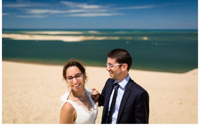 Seance photo Day-After – Port de Biganos et Dune du Pilat – Christelle + Guillaume