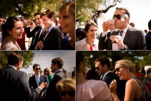 Le reportage photo mariage de Maud et Antoine à l'Eglise Saint-Eloi Andernos et au Tir au Vol Arcachon. Photographe mariage Arcachon et Gironde.