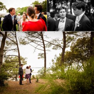 Le reportage photo mariage de Maud et Antoine à l'Eglise Saint-Eloi Andernos et au Tir au Vol Arcachon. Photographe mariage Arcachon et Gironde.