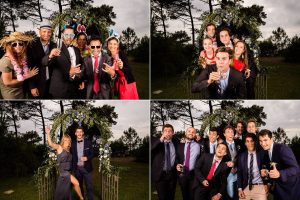 Le reportage photo mariage de Maud et Antoine à l'Eglise Saint-Eloi Andernos et au Tir au Vol Arcachon. Photographe mariage Arcachon et Gironde.