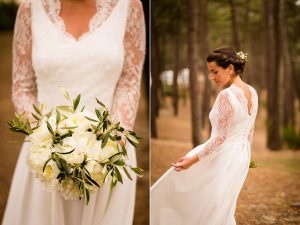 Le reportage photo mariage de Maud et Antoine à l'Eglise Saint-Eloi Andernos et au Tir au Vol Arcachon. Photographe mariage Arcachon et Gironde.