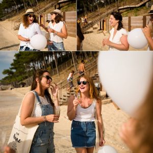 Les photos de la séance EVJF d'Anne à la Corniche d'Arcachon et à la Dune du Pilat. Alexandre Roschewitz, photographe EVJF bassin d'Arcachon.