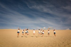 Les photos de la séance EVJF d'Anne à la Corniche d'Arcachon et à la Dune du Pilat. Alexandre Roschewitz, photographe EVJF bassin d'Arcachon.