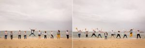 La séance photo de l'enterrement de vie de jeune fille de Marie au centre d'Arcachon en Gironde et sa plage ! Alexandre Roschewitz Photographe EVJF