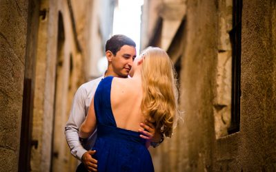 Photographe engagement à Bordeaux centre – Aurore + François