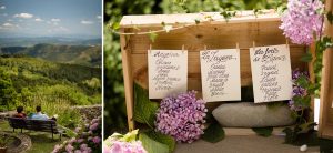 Photo du mariage de Oriane Guillaume à Privas / Lyas et au Château de Liviers en Ardèche, avec sa cérémonie laique en plein air dans le jardin et photobooth.