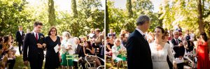 Photo du mariage de Oriane Guillaume à Privas / Lyas et au Château de Liviers en Ardèche, avec sa cérémonie laique en plein air dans le jardin et photobooth.