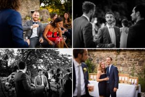 Photo du mariage de Oriane Guillaume à Privas / Lyas et au Château de Liviers en Ardèche, avec sa cérémonie laique en plein air dans le jardin et photobooth.
