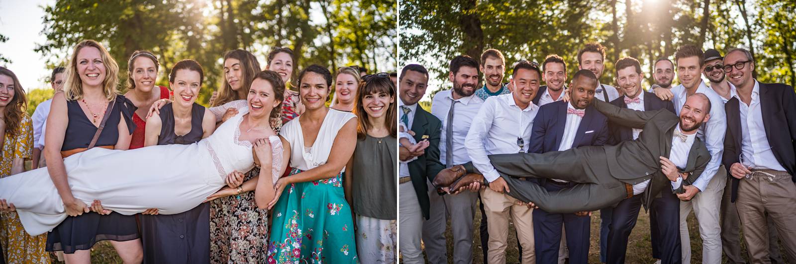 Le reportage photo du mariage civil et de la cérémonie laïque de Hélène et Alexis à Pessac puis au Château de Flojague. Alexandre Roschewitz Photographe Mariage