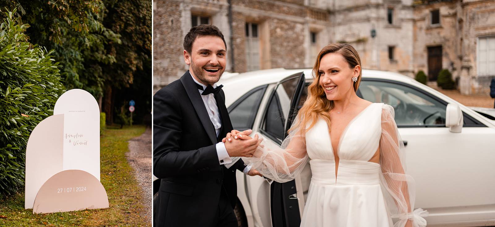 Mariage au Château de Courtalain, chic et bohème. Photos du vin d'honneur cocktail en Eure-et-Loir.