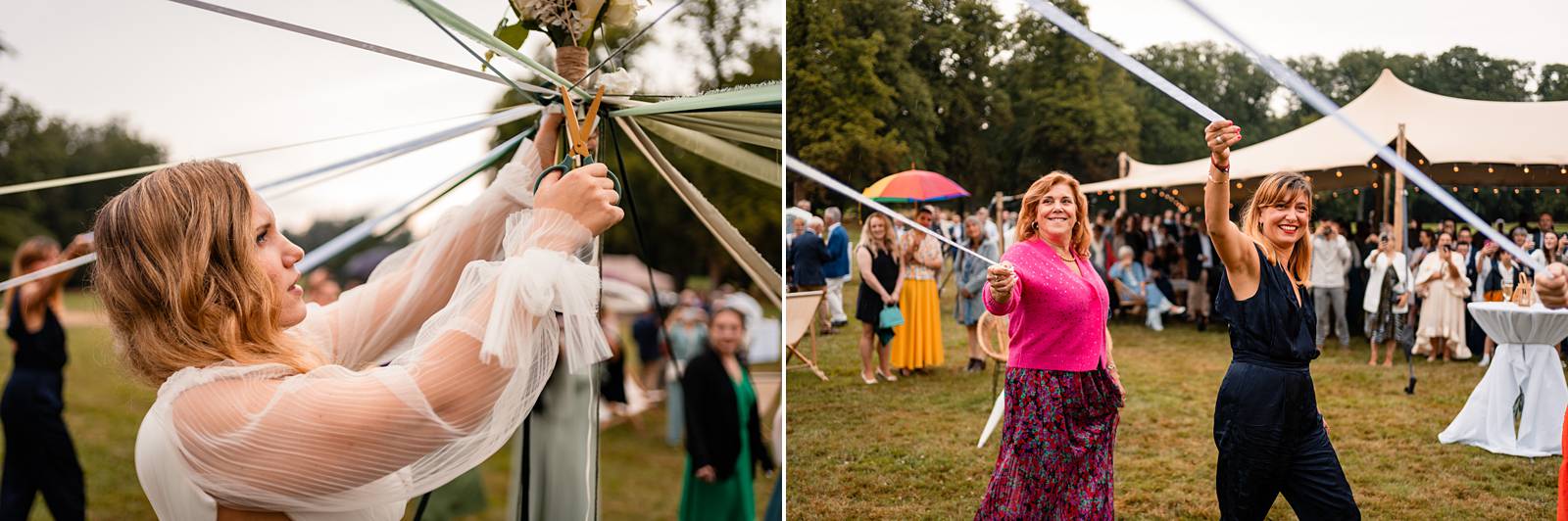 Mariage au Château de Courtalain, chic et bohème. Photos du vin d'honneur cocktail en Eure-et-Loir.