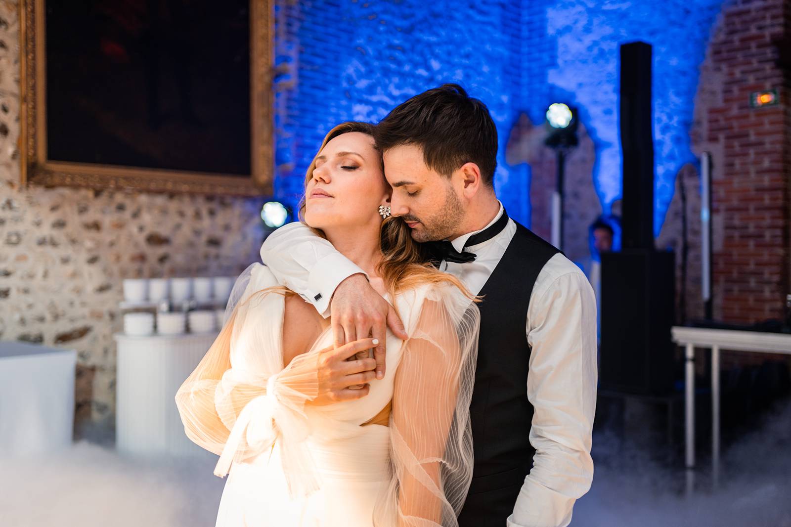 Mariage au Château de Courtalain, chic et bohème. Photos de la soirée dansante de mariage en Eure-et-Loir.