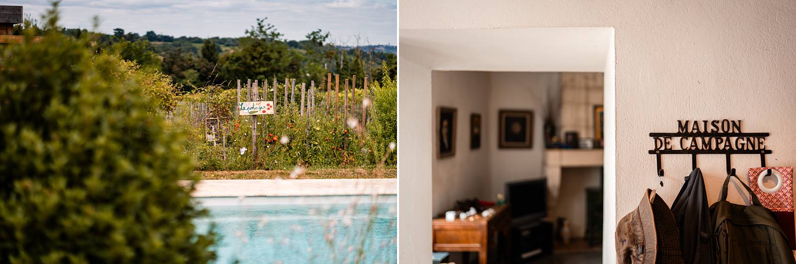 Mariage au Château Flojague proche de Saint-Emilion en Gironde, photos de préparatifs à la maison à Lugaignac.