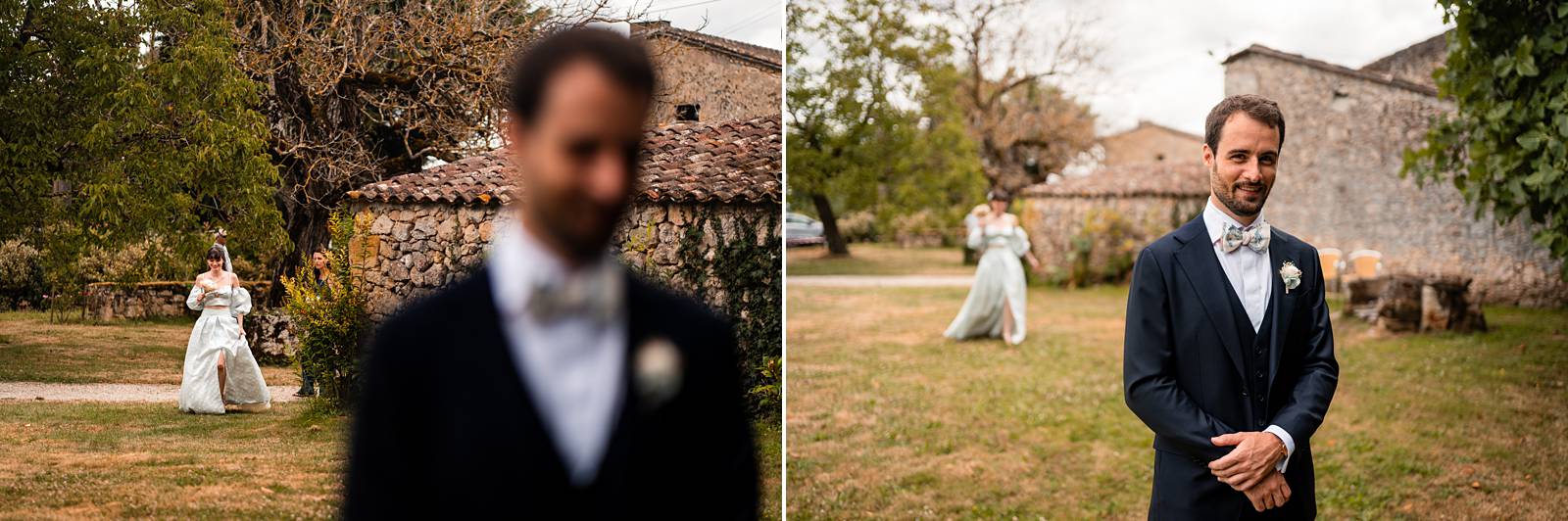 Mariage au Château Flojague proche de Saint-Emilion en Gironde, photos de préparatifs à la maison à Lugaignac.