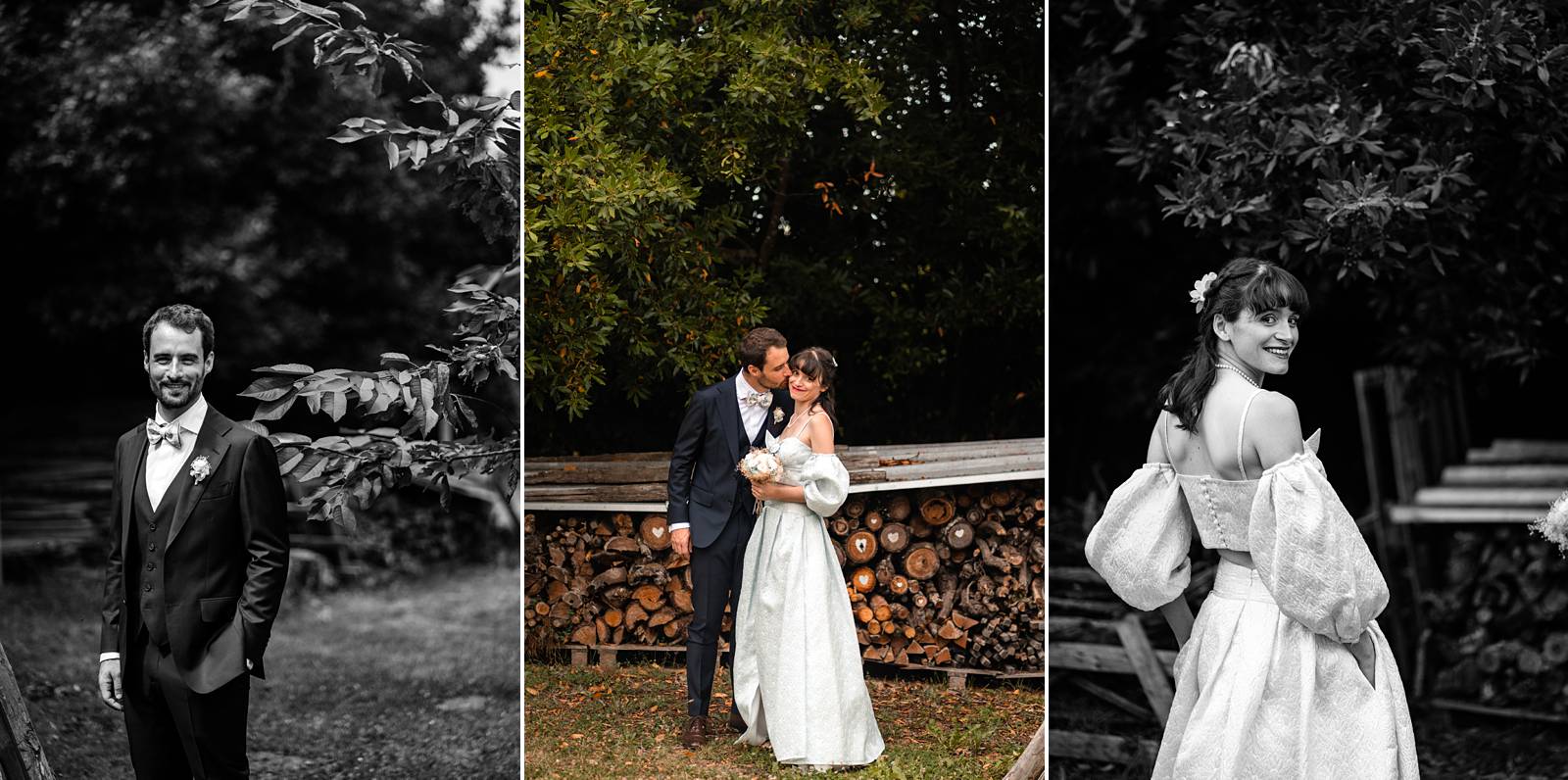 Mariage au Château Flojague proche de Saint-Emilion en Gironde, photos de préparatifs à la maison à Lugaignac.