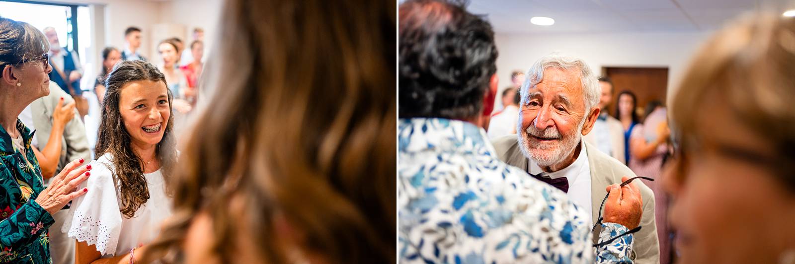 Mariage au Château Flojague proche de Saint-Emilion en Gironde, photos de cérémonie civile à la Mairie de Lugaignac.