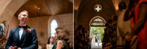 Photographe et reportage photo d'un mariage religieux au Domaine de La Fauconnie en Dordogne organisé par une Wedding planner avec un traiteur eco-responsable.