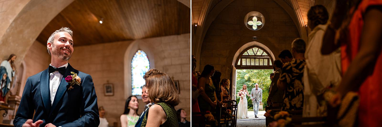 Mariage religieux au Domaine de La Fauconnie