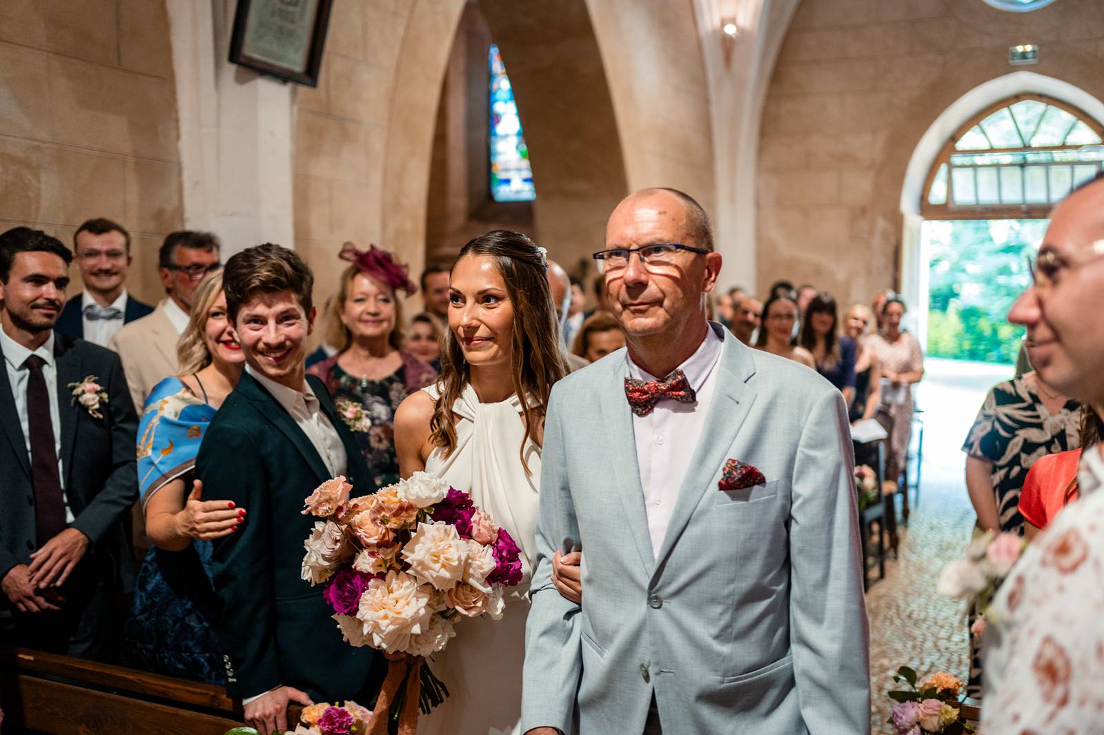 Mariage religieux au Domaine de La Fauconnie