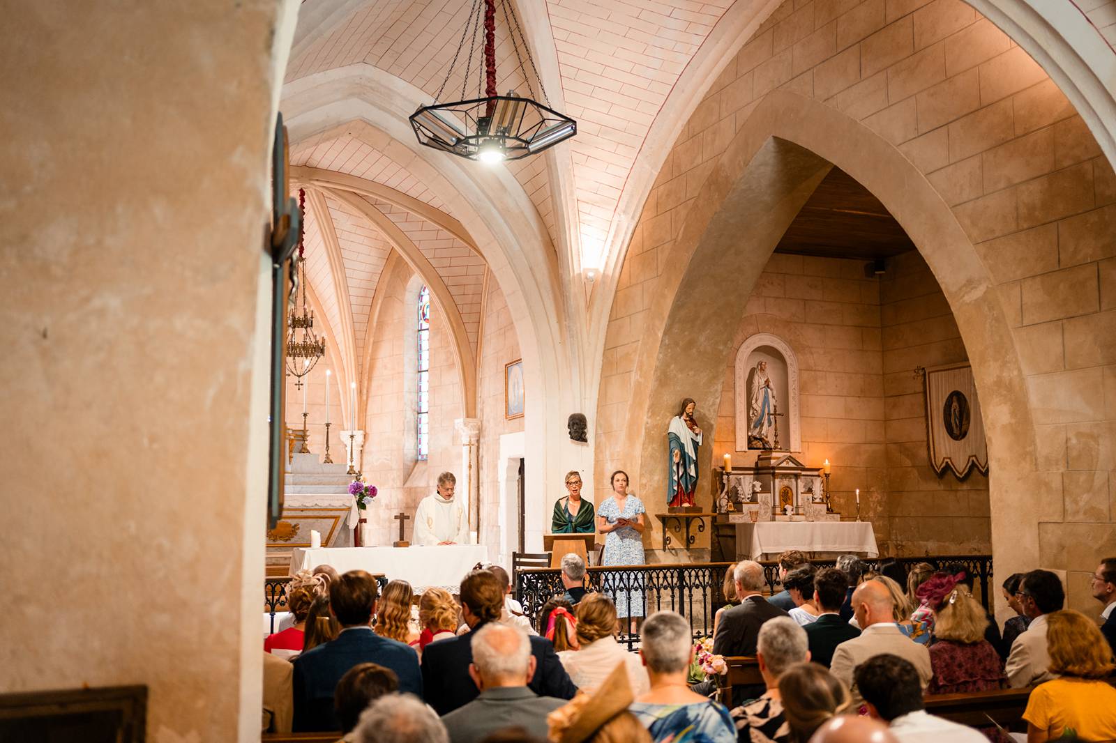 Mariage religieux au Domaine de La Fauconnie