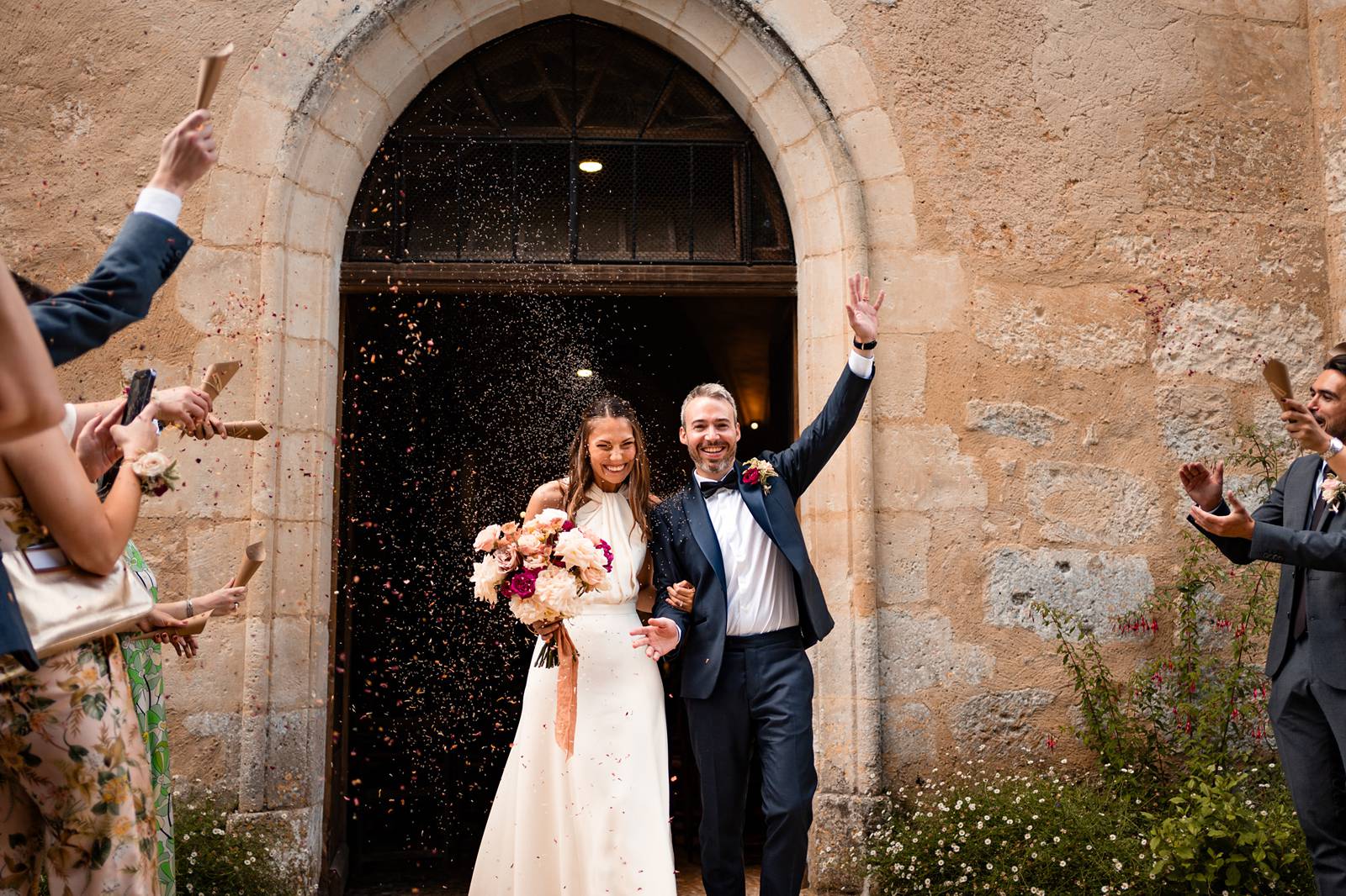 Mariage religieux au Domaine de La Fauconnie