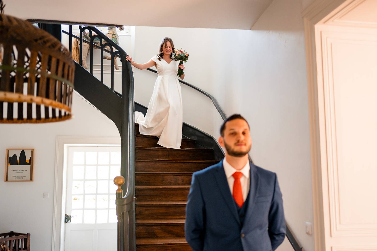 Mariage au Domaine de Belisle, avec cérémonie religieuse à l'église Saint-Martial d'Angoulême.