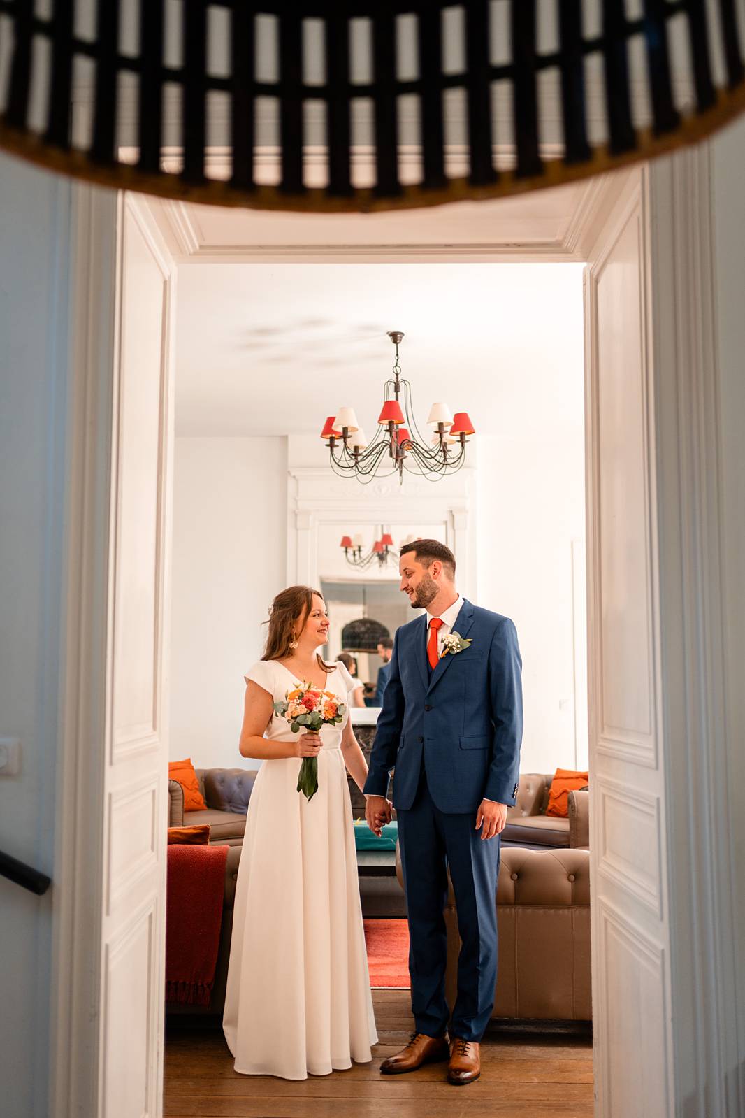 Mariage au Domaine de Belisle, avec cérémonie religieuse à l'église Saint-Martial d'Angoulême.