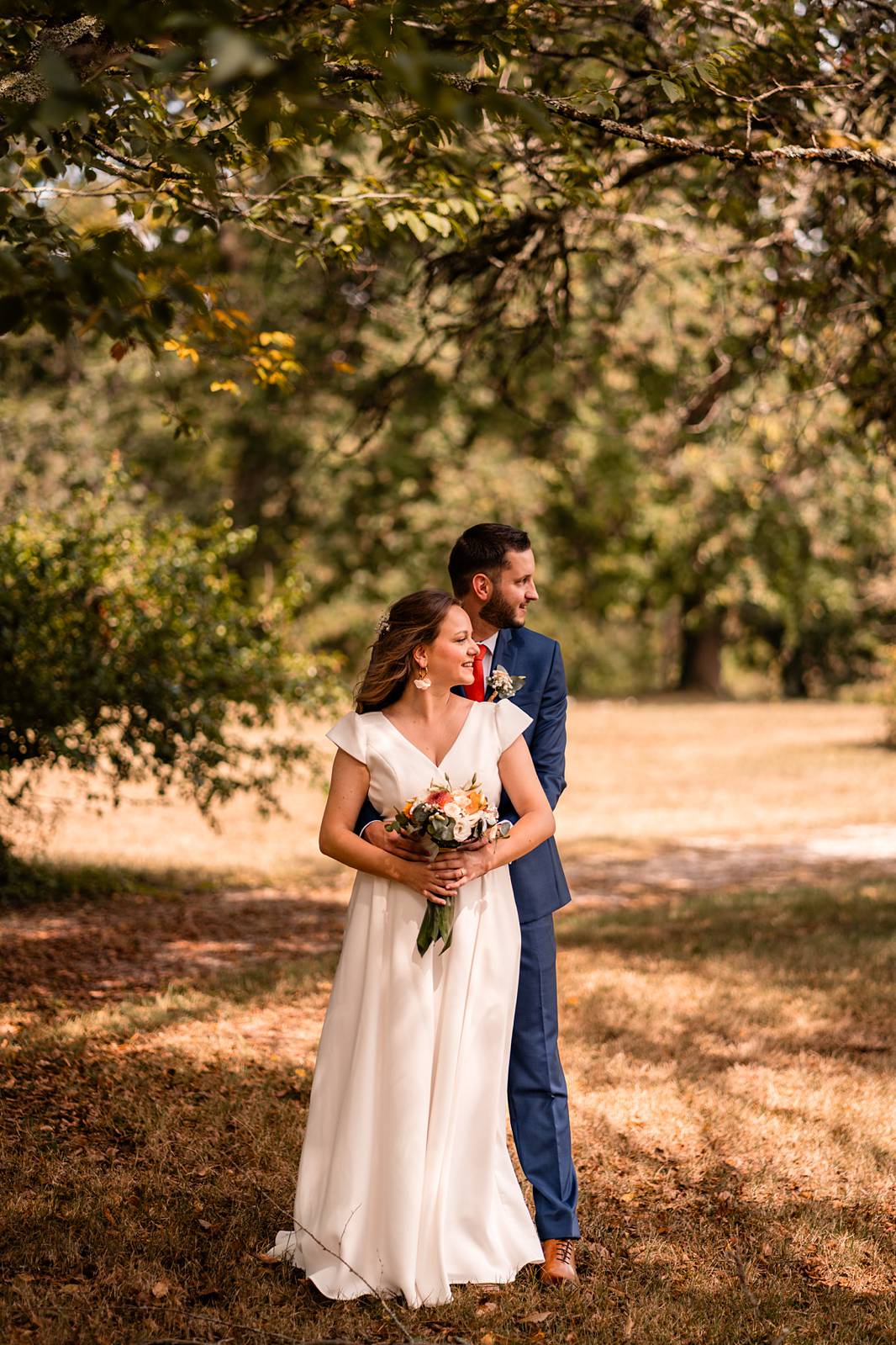 Mariage au Domaine de Belisle, avec cérémonie religieuse à l'église Saint-Martial d'Angoulême.