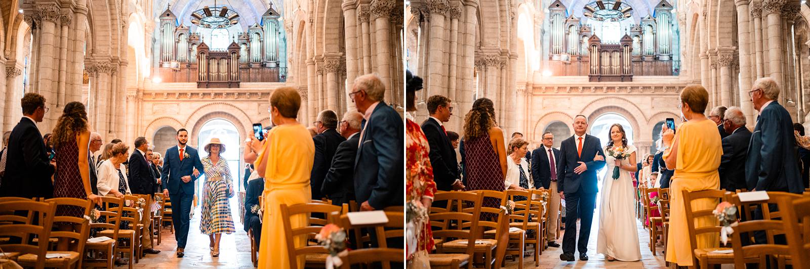 Mariage au Domaine de Belisle, avec cérémonie religieuse à l'église Saint-Martial d'Angoulême.