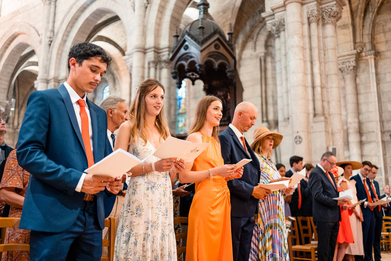 Mariage au Domaine de Belisle, avec cérémonie religieuse à l'église Saint-Martial d'Angoulême.