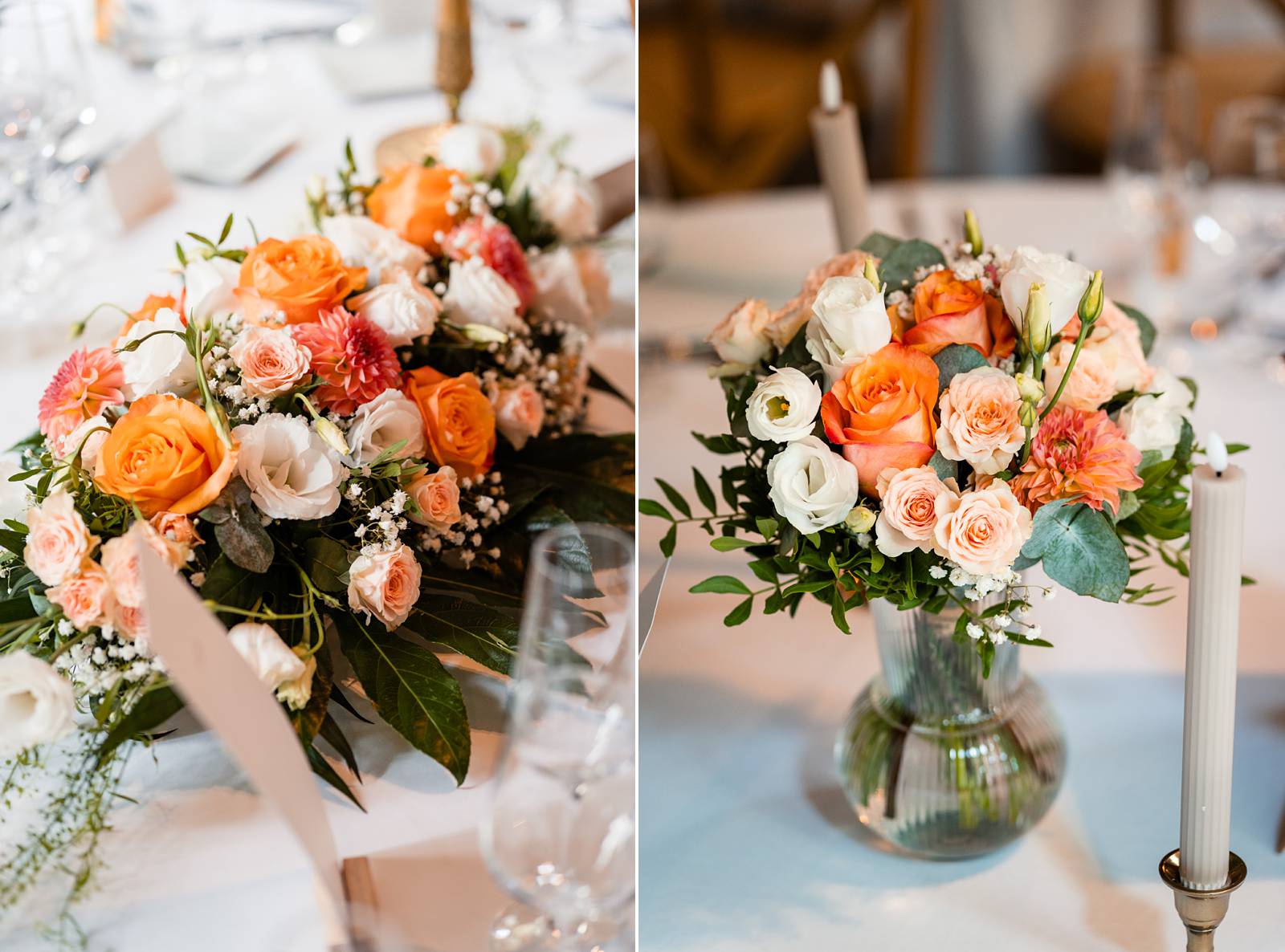 Mariage au Domaine de Belisle, avec cérémonie religieuse à l'église Saint-Martial d'Angoulême.