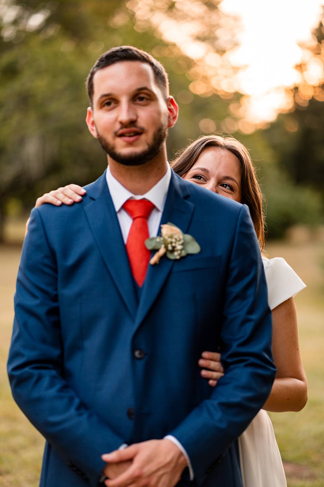 Mariage au Domaine de Belisle, avec cérémonie religieuse à l'église Saint-Martial d'Angoulême.