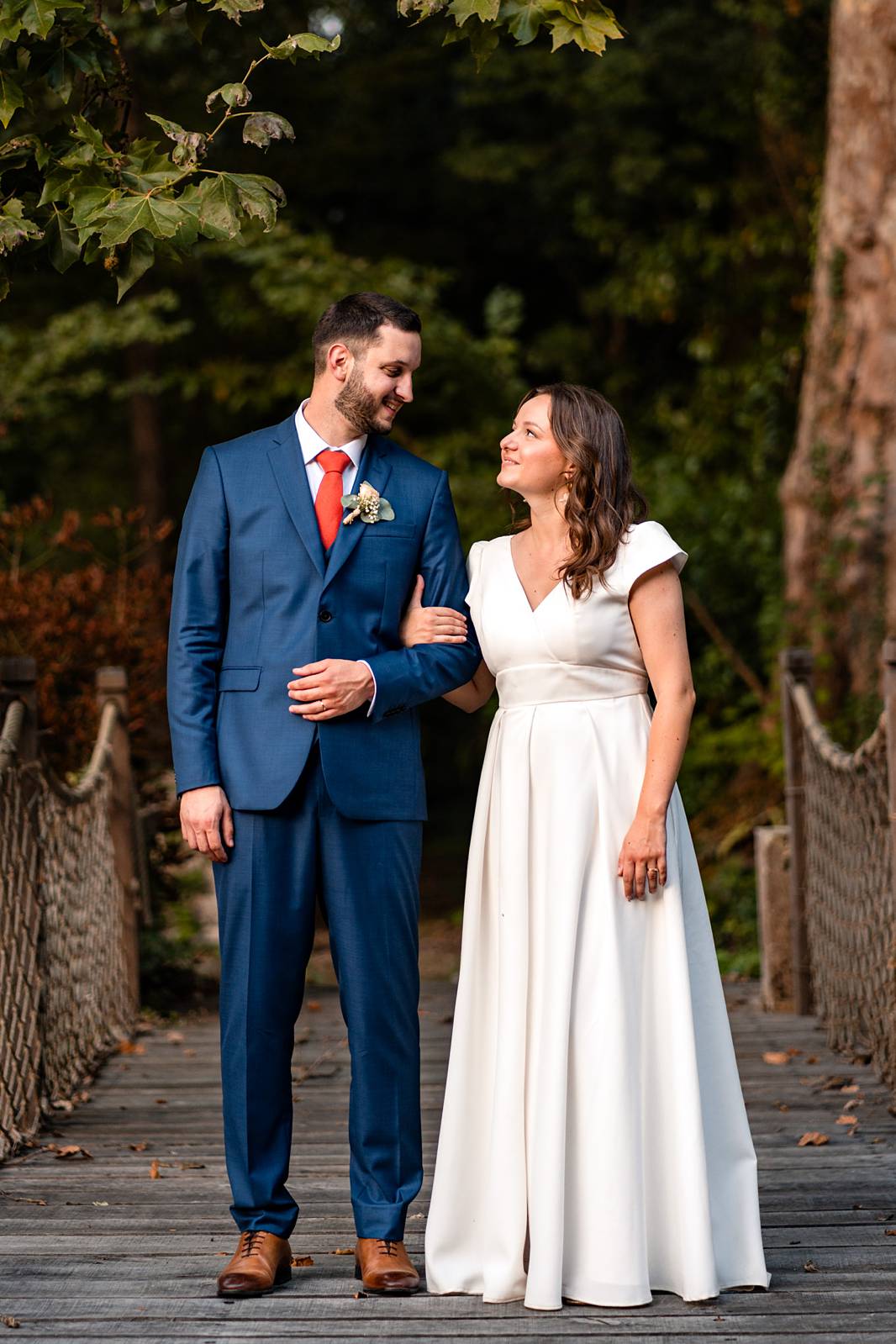 Mariage au Domaine de Belisle, avec cérémonie religieuse à l'église Saint-Martial d'Angoulême.