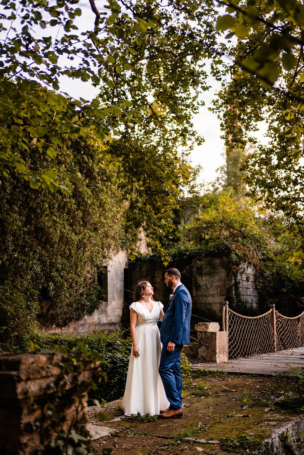 Mariage au Domaine de Belisle, avec cérémonie religieuse à l'église Saint-Martial d'Angoulême.