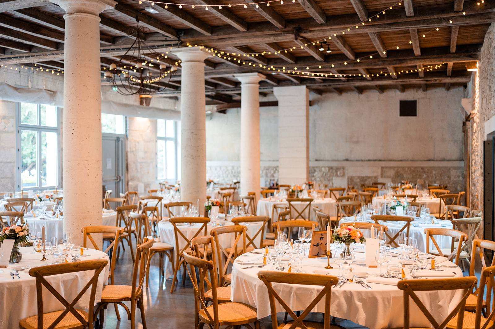 Mariage au Domaine de Belisle, avec cérémonie religieuse à l'église Saint-Martial d'Angoulême.