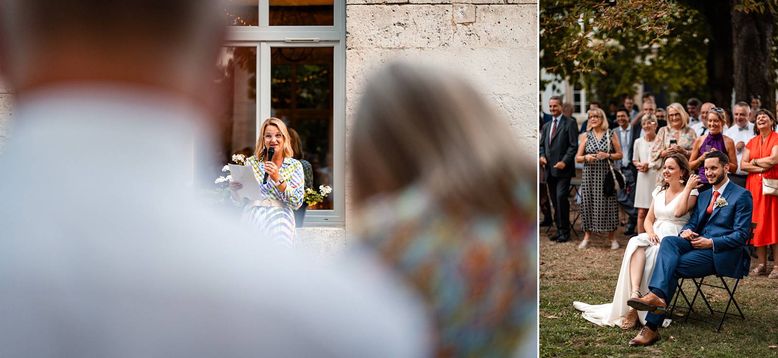 Mariage au Domaine de Belisle, avec cérémonie religieuse à l'église Saint-Martial d'Angoulême.