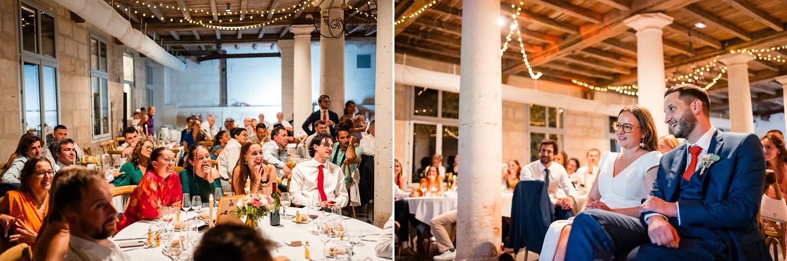 Mariage au Domaine de Belisle, avec cérémonie religieuse à l'église Saint-Martial d'Angoulême.