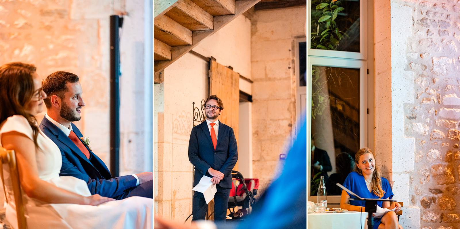 Mariage au Domaine de Belisle, avec cérémonie religieuse à l'église Saint-Martial d'Angoulême.